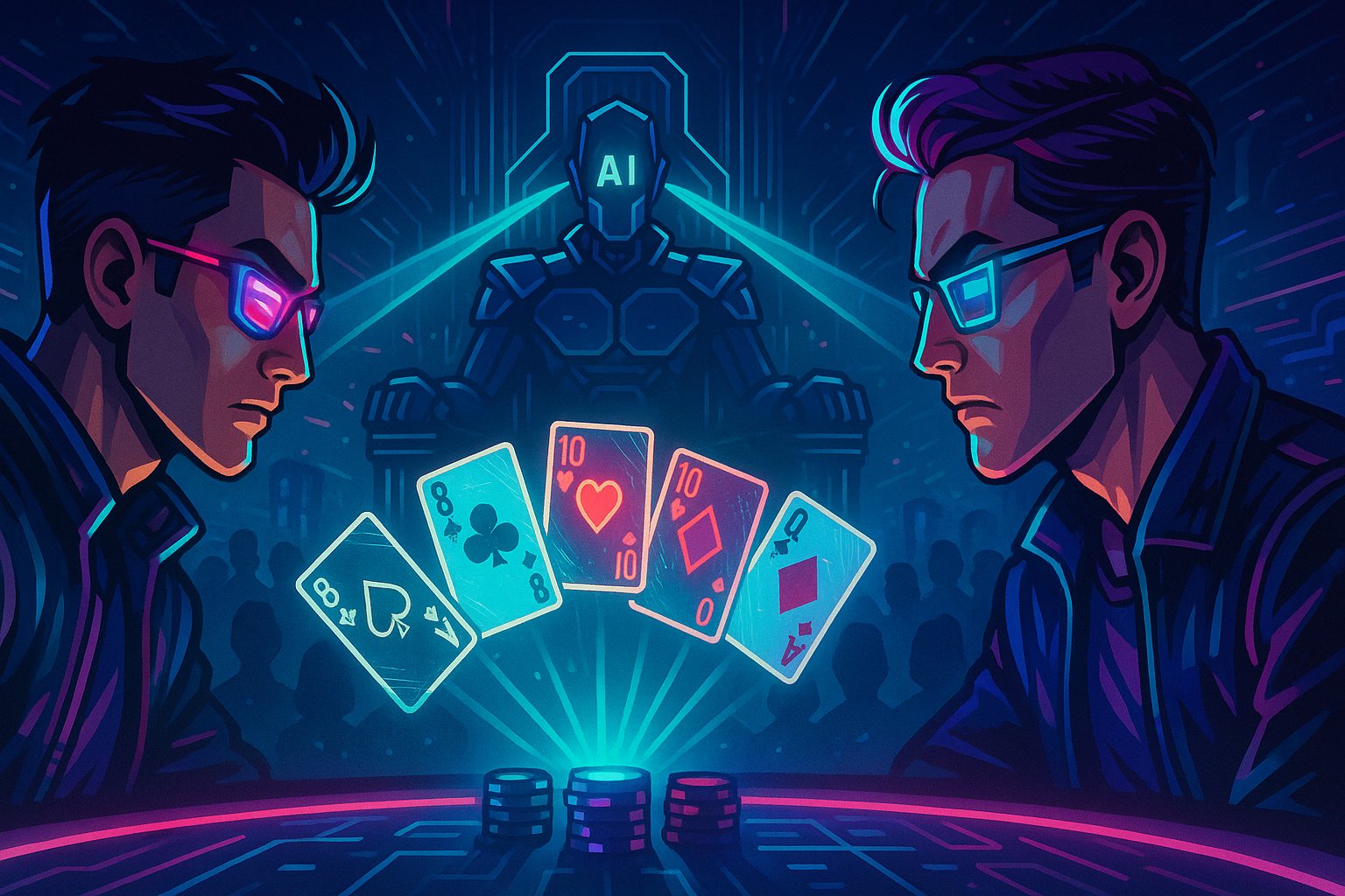 Meja Texas Hold'em Bonus live di depoxito dengan dealer dan kartu komunal